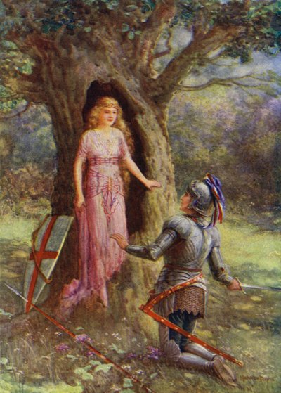 St Denis Of France ve Fair Eglantine (renkli taş) by Howard Davie
