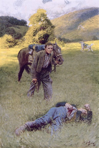 Büyük Güneşli Bir Tarlanın Ortasında Yalnız Bir Düello, William Gilmore Beymer tarafından 