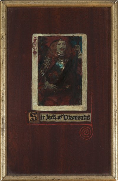 Sir Elmas Jack (panelde yağ) by Howard Pyle