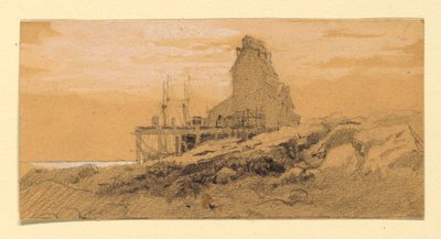 Kıyıdaki fabrika. by Howard Russell Butler