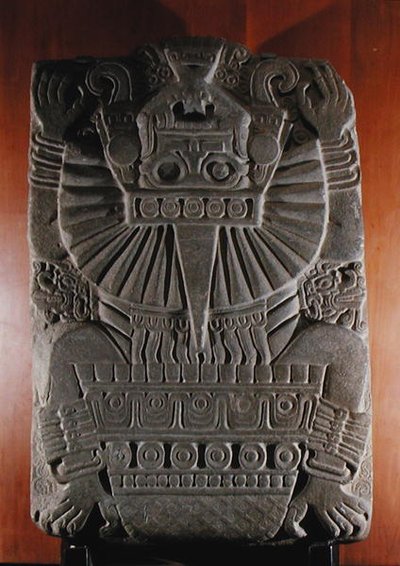 Tlaltecuhtli, klasik sonrası dönem (900-1521) (taş) by Huaxtec Huaxtec
