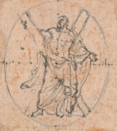 Madalya için Tasarım: St. Andrew by Hubert Francois Gravelot