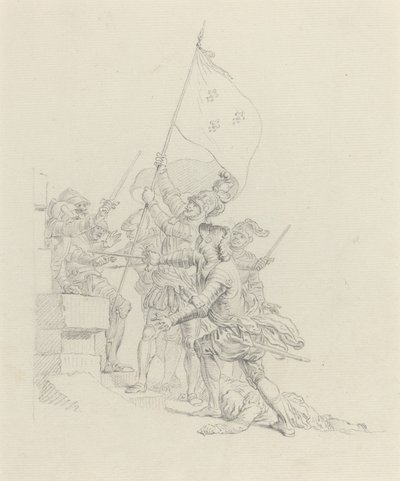 Kalkıyor: zaten muzaffer elleriyle... by Hubert Francois Gravelot