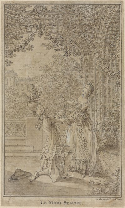 Sylph Koca by Hubert Francois Gravelot
