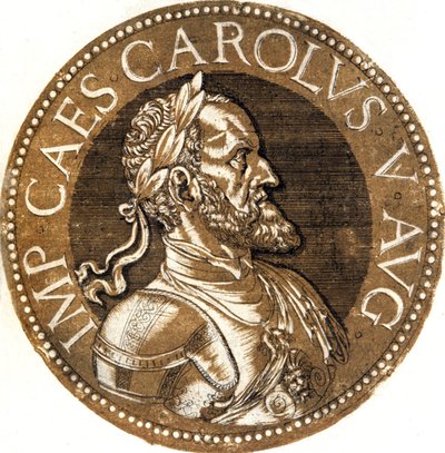 Charles V, Kutsal Roma İmparatoru by Hubert Goltzius