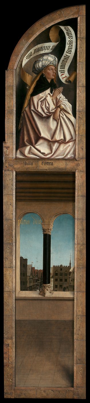 Erythraean Sibyl, Ghent Altarpiece'in sol kanadının dışından by Hubert & Jan van (1390 1441) Eyck