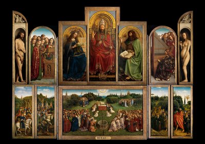 Gent Altarpiece by Hubert & Jan van (1390 1441) Eyck