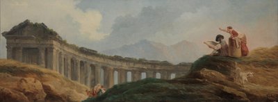 Harabelerde Bir Kolonad by Hubert Robert