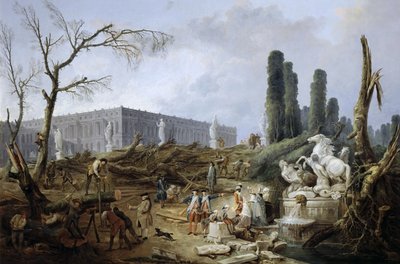 Apollon Hamamı Bosquet by Hubert Robert