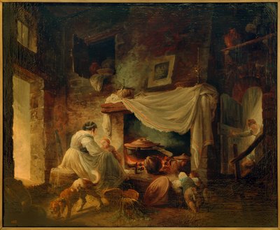 italyan gıda by Hubert Robert