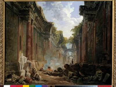 Harabelerdeki Grande Galerie du Louvre