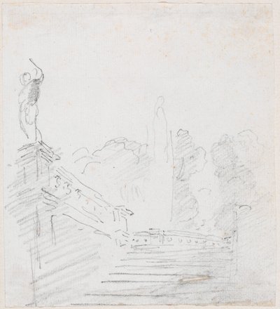 Anıtsal Merdiven by Hubert Robert