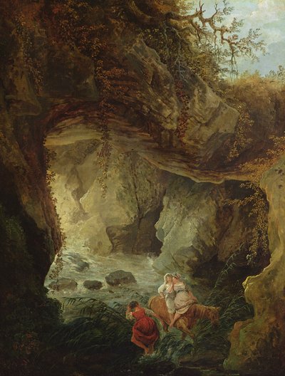 Mağara, 1772 by Hubert Robert