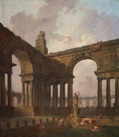 İniş Yeri, 178788. by Hubert Robert