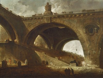 Eski Köprü, c.1760 by Hubert Robert