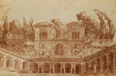 Villa Farnese, Roma, by Hubert Robert