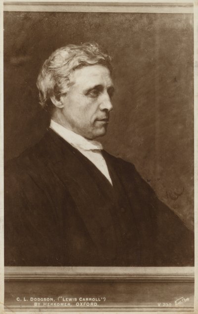 Lewis Carroll (1832-1898), İngiliz yazar by Hubert von Herkomer