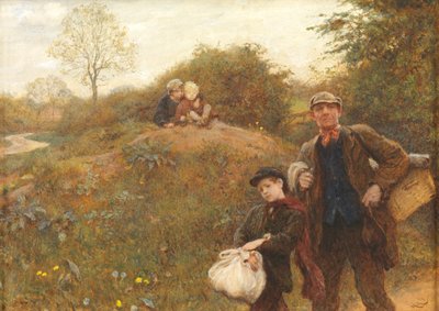 ಮೂವಿಂಗ್ ಆನ್, 1891 ಟರ್ಕ್ by Hubert von Herkomer