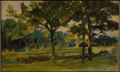 'Üç Manzara Eskizinden' biri (ayrıca bkz. 258629 ve 258630) by Hubert von Herkomer