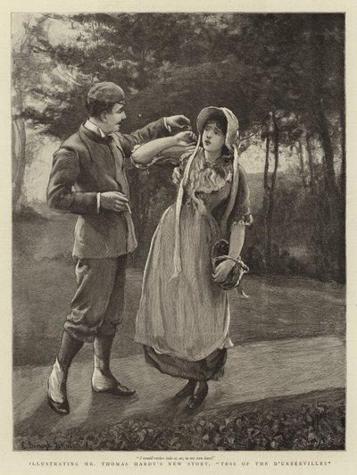 D'Urberville'lerden Tess by Hubert von Herkomer