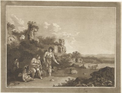 Periler ile Manzara by Hubertus van Hove