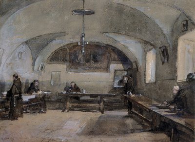 Albano'daki Capuchin Manastırı'nın içi by Hugh Carter