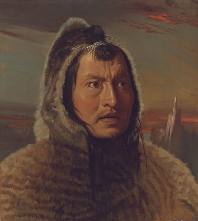 Bir Eskimo portresi by Hugh Collins
