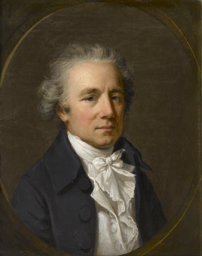Nathaniel Marchant, RA, c.1780 (tahta üzerine yağlı boya) by Hugh Douglas Hamilton