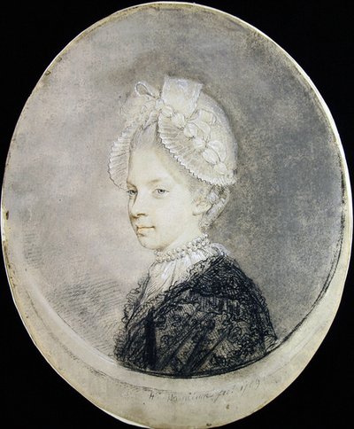 Kraliçe Charlotte by Hugh Douglas Hamilton
