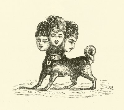 Dişi Cerberus (gravür) by Hugh Rowley