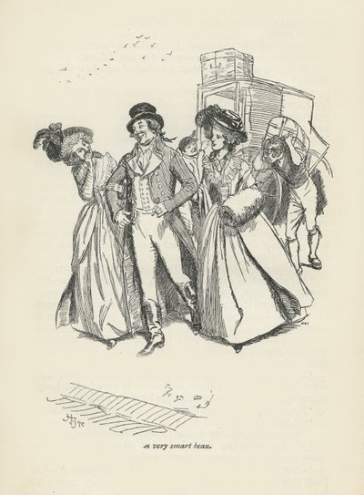 Çok akıllı bir beau, 1896 by Hugh Thomson