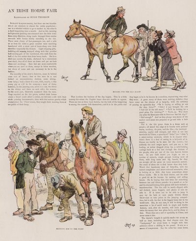 İrlandalı At Fuarı by Hugh Thomson