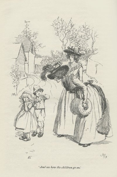 Ve çocukların nasıl devam ettiğini görün, 1896 by Hugh Thomson