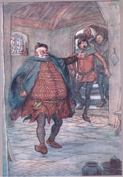 Falstaff, tabanca, Nym ve Bardolph
