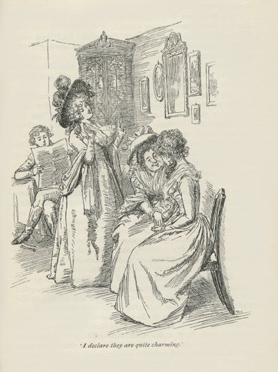 Oldukça çekici olduklarını beyan ederim, 1896 by Hugh Thomson