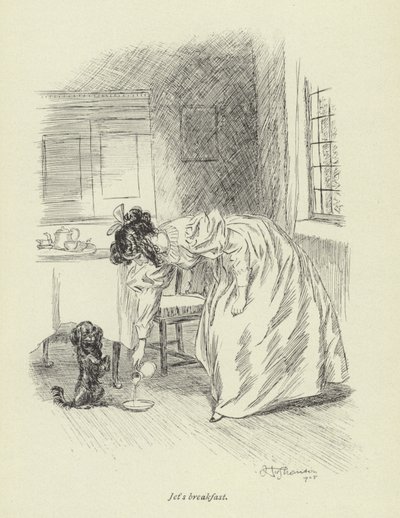 George Eliot tarafından Amos Barton için illüstrasyon by Hugh Thomson