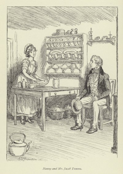 George Eliot tarafından Amos Barton için illüstrasyon by Hugh Thomson
