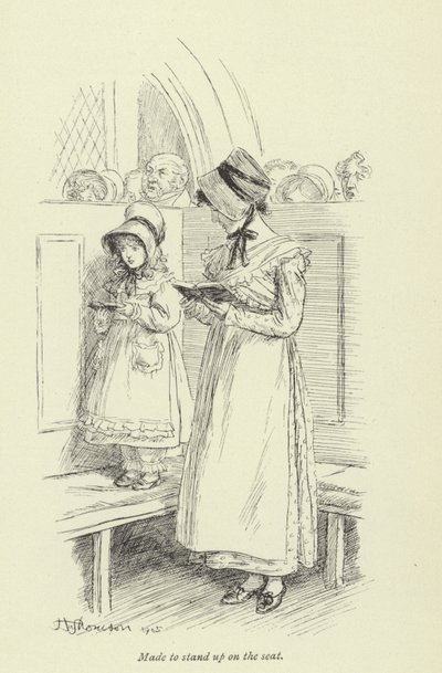 George Eliot tarafından Amos Barton için illüstrasyon by Hugh Thomson