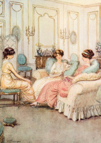 J M Barries The Admirable Crichton için İllüstrasyon by Hugh Thomson
