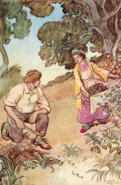 J M Barries The Admirable Crichton için İllüstrasyon by Hugh Thomson