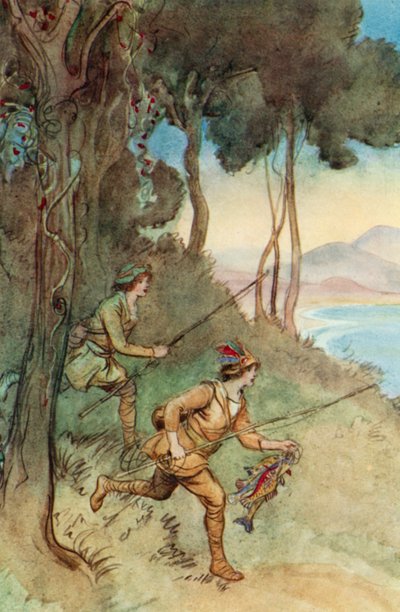 J M Barries The Admirable Crichton için İllüstrasyon by Hugh Thomson