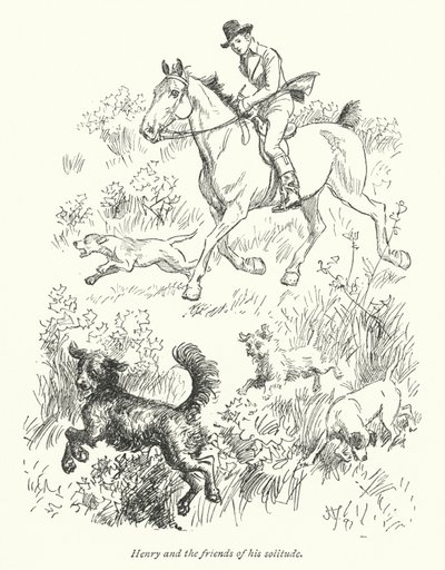 Northanger Manastırı için Jane Austen (lito) çizimi by Hugh Thomson