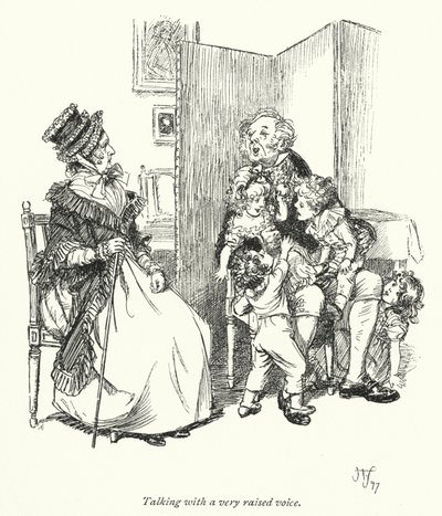 Jane Austen tarafından İkna için İllüstrasyon (lito) by Hugh Thomson