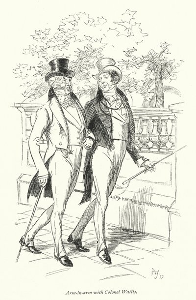 Jane Austen tarafından İkna için İllüstrasyon (lito) by Hugh Thomson