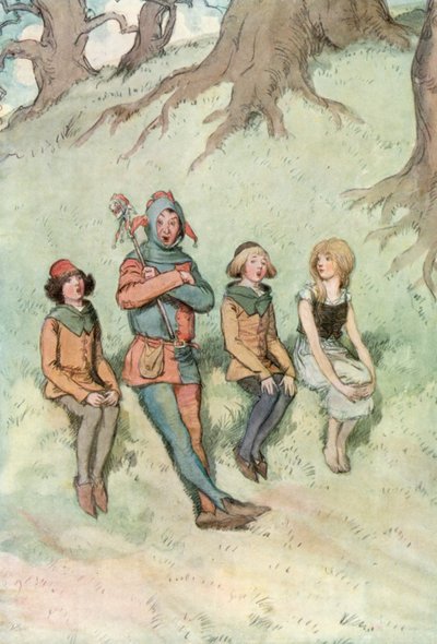 İstediğiniz Gibi Shakespeare için İllüstrasyon by Hugh Thomson