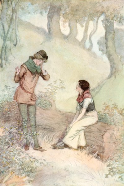 İstediğiniz Gibi Shakespeare için İllüstrasyon by Hugh Thomson