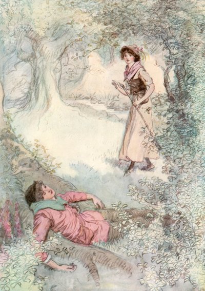 İstediğiniz Gibi Shakespeare için İllüstrasyon by Hugh Thomson