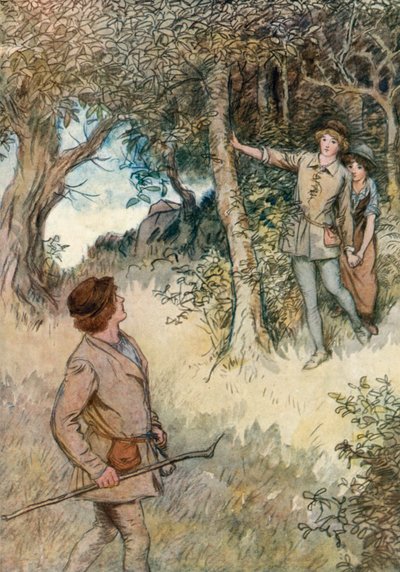 İstediğiniz Gibi Shakespeare için İllüstrasyon by Hugh Thomson