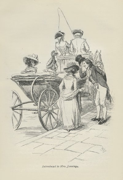 Bayan Jennings ile tanıştırıldı, 1896 by Hugh Thomson