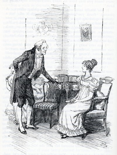 "Jane fairfax" (illüstrasyon) by Hugh Thomson